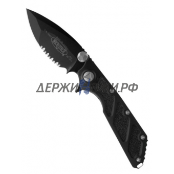Нож DOC Black Combo Microtech складной MT 153-2
